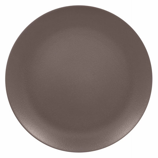 Flat plate, dia. 15 - 31 cm, brown Neofusion Mellow line RAK PORCELAIN