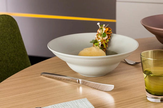 Tall Deep plate, dia. 23 cm, purple Neofusion Mellow line RAK PORCELAIN 6stk - pk