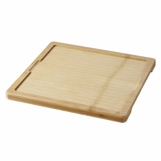 Tray for square 25 cm basalt plate, 29.2 x 29.2 x 1.5 cm, bamboo color Square Plate Liner line REVOL 6 stk - pk