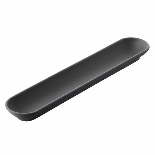 Slate-effect ceramic baguette dish, matt slate style color Solid Macarons Serving Tray / 12S line REVOL 6stk - pk