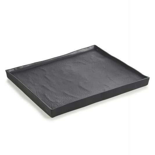 Rectangular plate, black moon color Solstice Rectangular Plate 21x18 cm line REVOL 4stk - pk