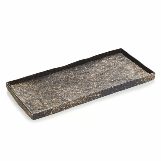 Rectangular plate, cosmos gold color Solstice Rectangular Plate 30x14 cm line REVOL 4stk - pk